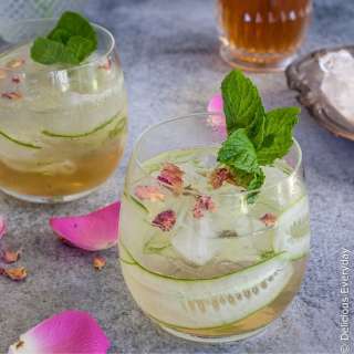 Rose and Cucumber Collins
