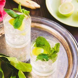 Lemongrass, mint, ginger and kaffir lime syrup