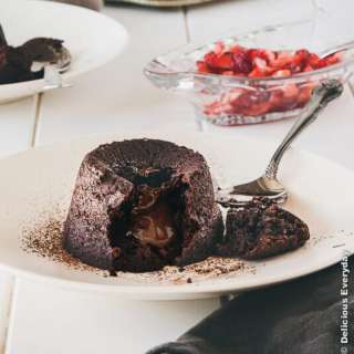 Flourless Chocolate Fondants