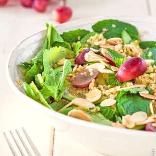 Grape and Almond Winter Salad