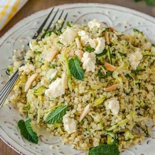 Zucchini and Lemon Quinoa Pilaf