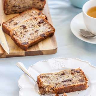 Banana, Hazelnut and Chocolate Bread