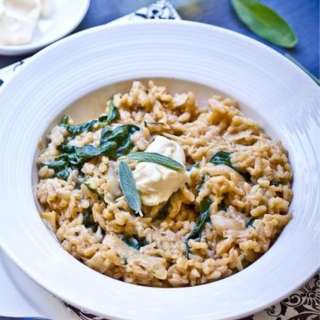 Parsnip Risotto with Mascarpone & Sage