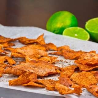 Lime, Chili, and Smoked Paprika Pita Chips