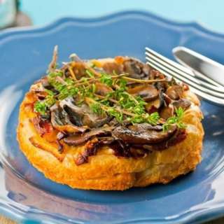 Mushroom & Leek Tarte Tatin