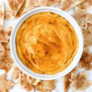 Pumpkin Cream Cheese Dip (with Cinnamon Sugar Chips!)