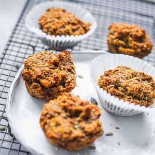 Vegan Carrot Muffins (Just 30 Minutes!)