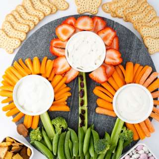 Spring Veggie Charcuterie Board