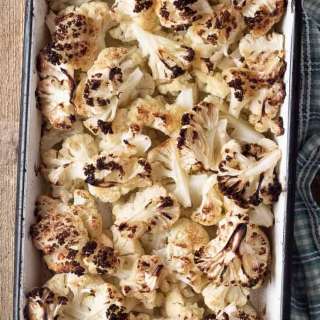 Roasted Cauliflower with Coconut Oil