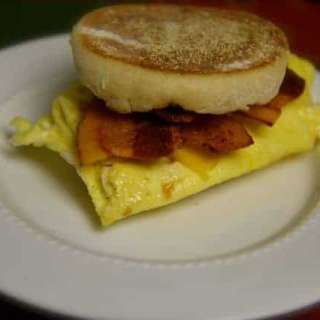Burger King Bacon Gouda Muffin