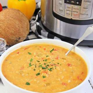 Instant Pot Coconut Chicken Curry Soup