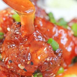 Air Fryer Sweet Asian Chili Wings