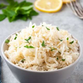 Lemon Rice with Mint