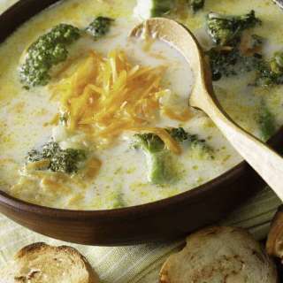 Black Eyed Pea Broccoli Cheese Soup