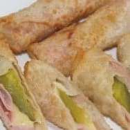 Ivan's Ham Swiss and Pickle Egg Rolls