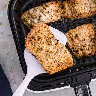Air Fryer Lemon-Pepper Salmon