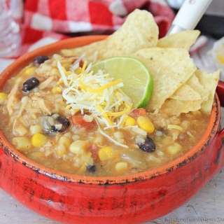 Instant Pot Tex Mex Chicken and Rice Soup