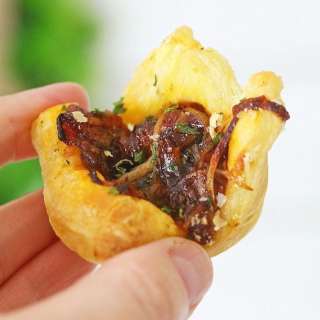 Bacon and Kielbasa Appetizer Cups