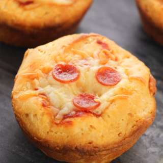 Mini Deep Dish Pepperoni Pizzas