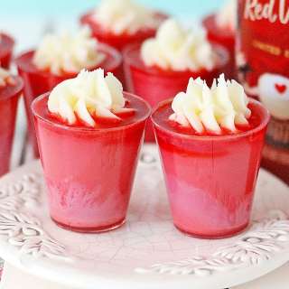 Red Velvet Jello Shots