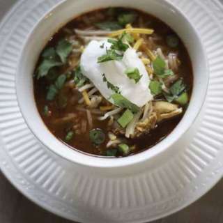 Mason Jar Tortilla Soup