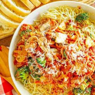 Olive Garden’s Capellini Primavera