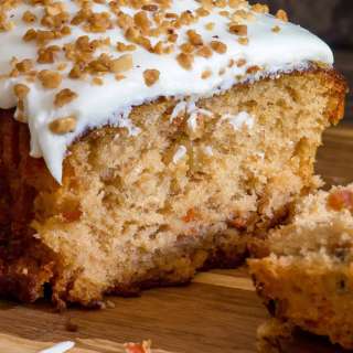 Carrot Cake Loaf with Cream Cheese Frosting