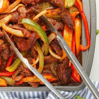 Sheet Pan Steak Fajitas