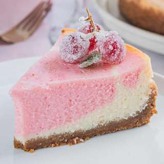 Pink Champagne Cheesecake
