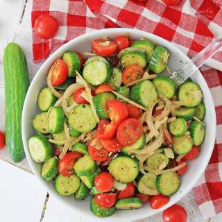 Cucumber Tomato Salad