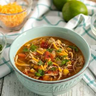 Instant Pot Chili Lime Chicken Soup Recipe
