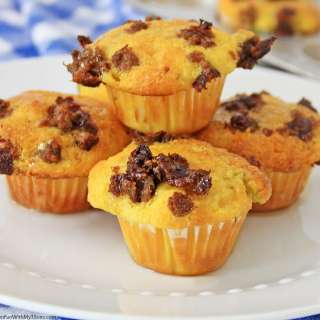 Maple Sausage Corn Muffins