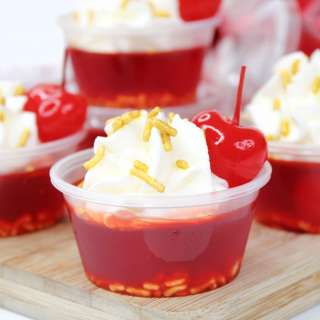 Cherry Bomb Jello Shots 