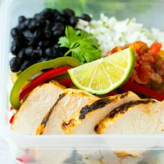Chicken Fajita Bowl Meal Prep