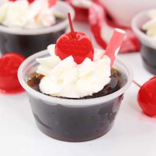 Root Beer Float Jello Shots