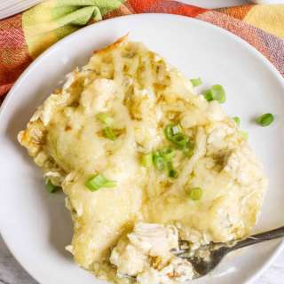 Green Chili Chicken Enchiladas