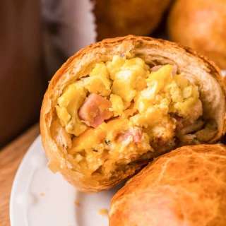 Dunkin Donuts Stuffed Biscuit Bites with Ham