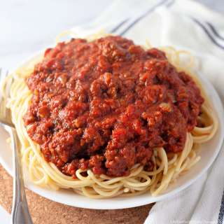 Homemade Spaghetti Meat Sauce