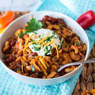 Slow Cooker Chili Mac