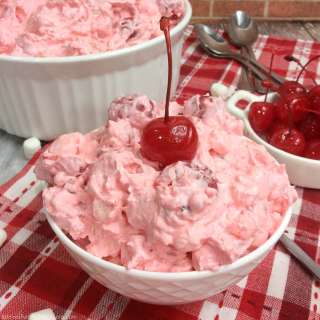 Cherry Fluff Cheesecake Salad
