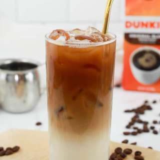 Dunkin Iced Caramel Macchiato