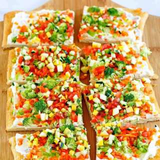 Crescent Roll Veggie Pizza