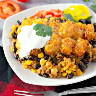 Mexican Tater Tot Casserole