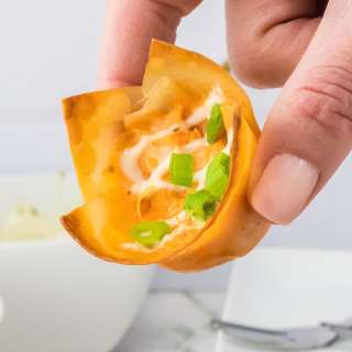 Buffalo Chicken Wontons
