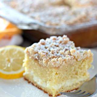 Lemon Coffee Cake with Cream Cheese Filling