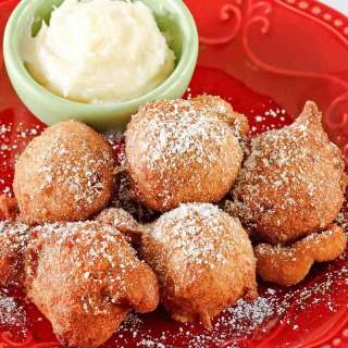 Denny's Strawberry Pancake Puppies