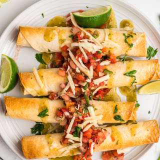 Air Fryer Chicken Taquitos