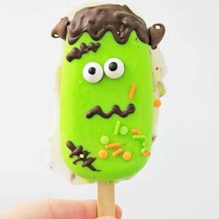 Frankenstein Cakesicles