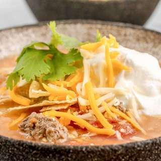 Luby’s Beef Tortilla Soup
