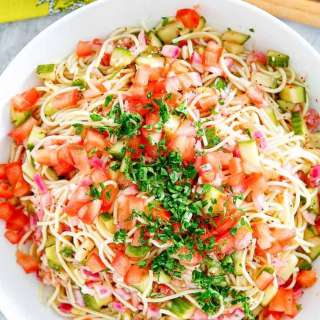Luby’s Cafeteria Spaghetti Salad